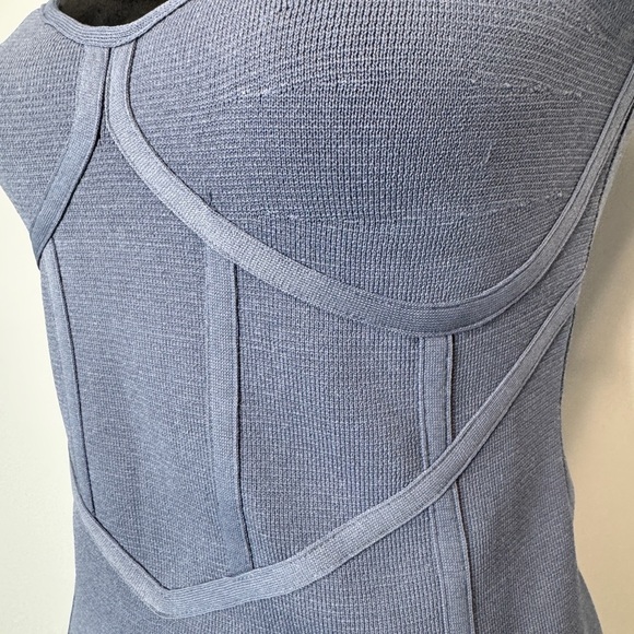 💎 Zara Strapless Top Steel Blue - Picture 7 of 10